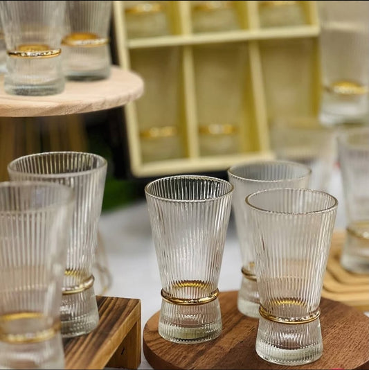 Nexus Luxe 6-Piece Hiball Glass Set 320 ml fusion of elegance and functionality