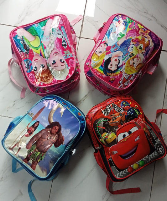 Cartoon themed kids back pack, Primary School Bag, Ideal for PP1-Grade 2, Boys & Girls Backpack/school bag  Kindergarten kids school Bag, Wear-resistant Square backpack Bag for Teenagers