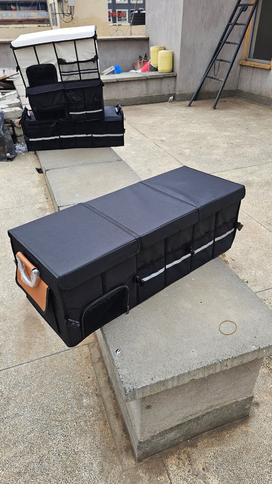 Heavy Duty Car Boot/Trunk Organizer with mutliple Compartments