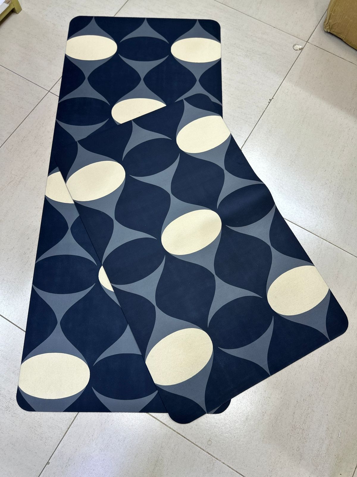 2 pc set rubber ( diatom) kitchen mats