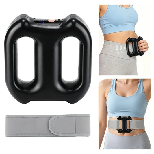 Portable vibration massage device belt tummy trimmed