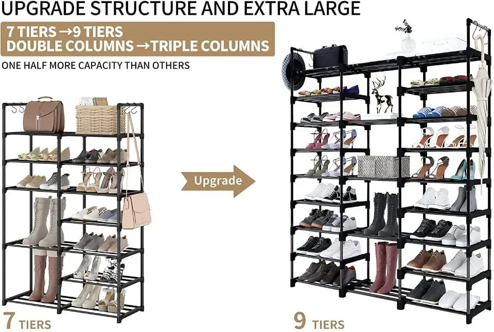 DIY simple Multi-layer shoe rack organizer