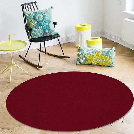 Round Mat ; Beautiful design, perfect for my living room, Bedside, Study room .The colors are vibrant and eye-catching, Great quality, durable . Size 120 cm