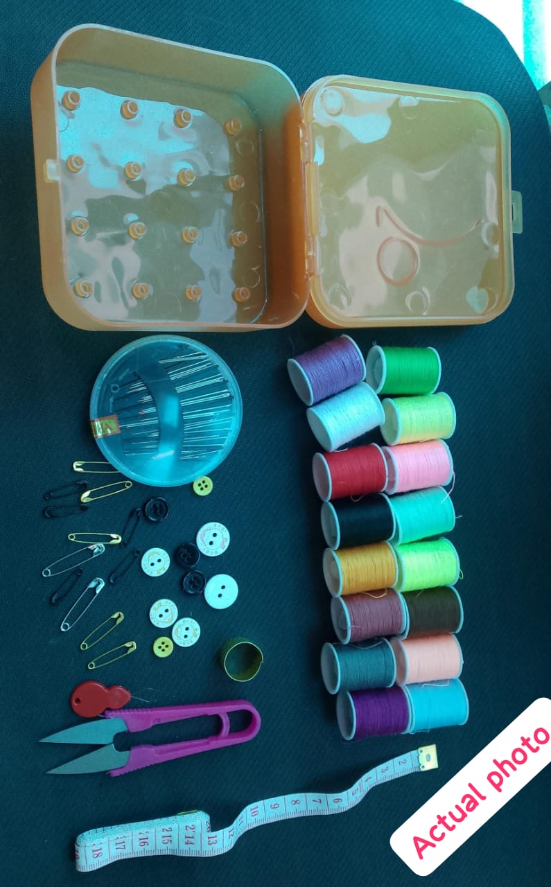 72-piece portable sewing kit
