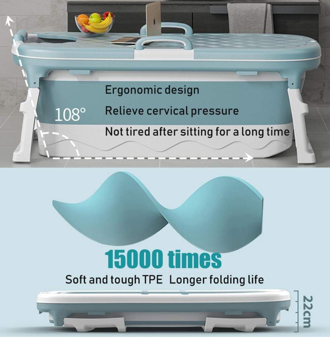 Family Size(Adults& Kids) Foldable portable Bathtub