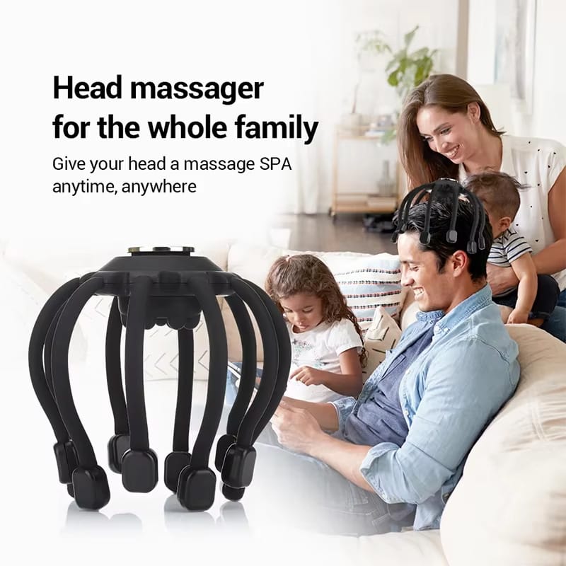 Electric Octopus claw anti stress head massager
massager for head scalp electric fully automatic
wireless multi-claw vibration head massager