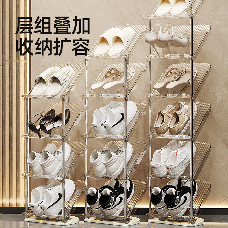 8 tier string acrylic shoe rack