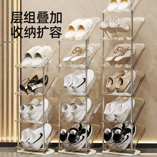 8 tier string acrylic shoe rack