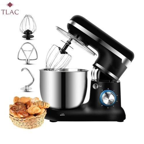 TLAC 5L Stand Mixer Dough Mixer Machine Stainless Steel Bowl