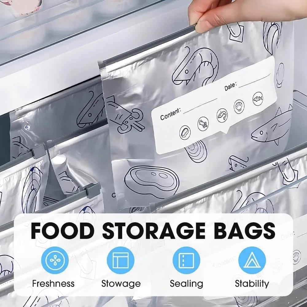 Foil fridge bags