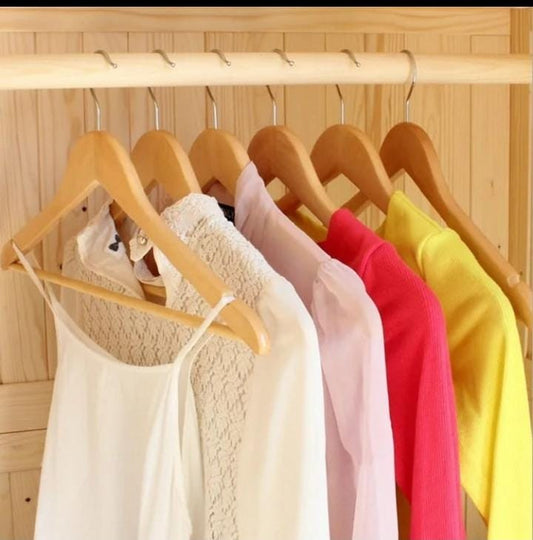 WOODEN hangers