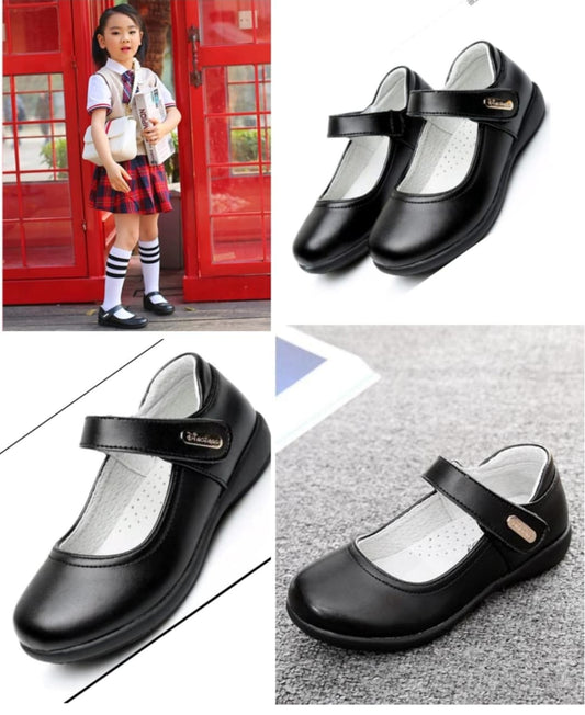 GIRLS HIGH QUALITY LEATHER SCHOOL SHOES