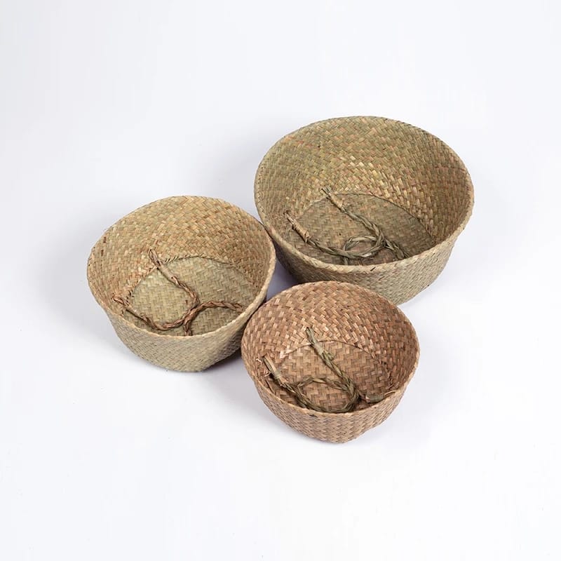 Firm Rattan Handmade baskets for decoration