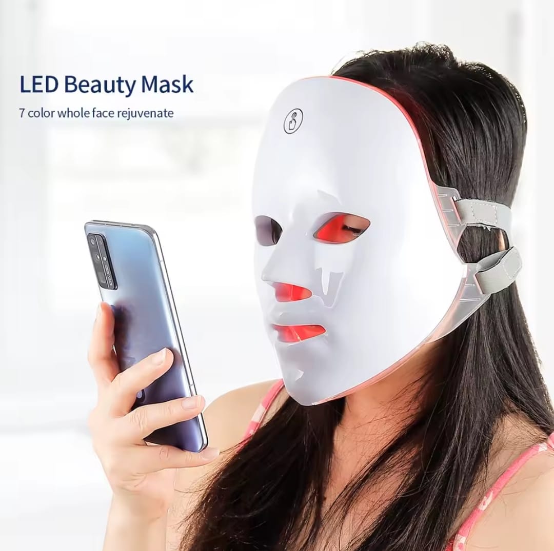 Original Wireless Rechargeable FaciaI LED Mask Red Light