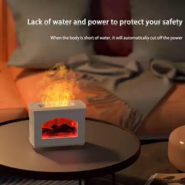 High Quality 3D Fireplace Aromatherapy Diffuser cool Mist Humidifier