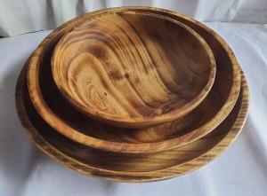 3 In 1 WOODEN CRAFTED PLATES