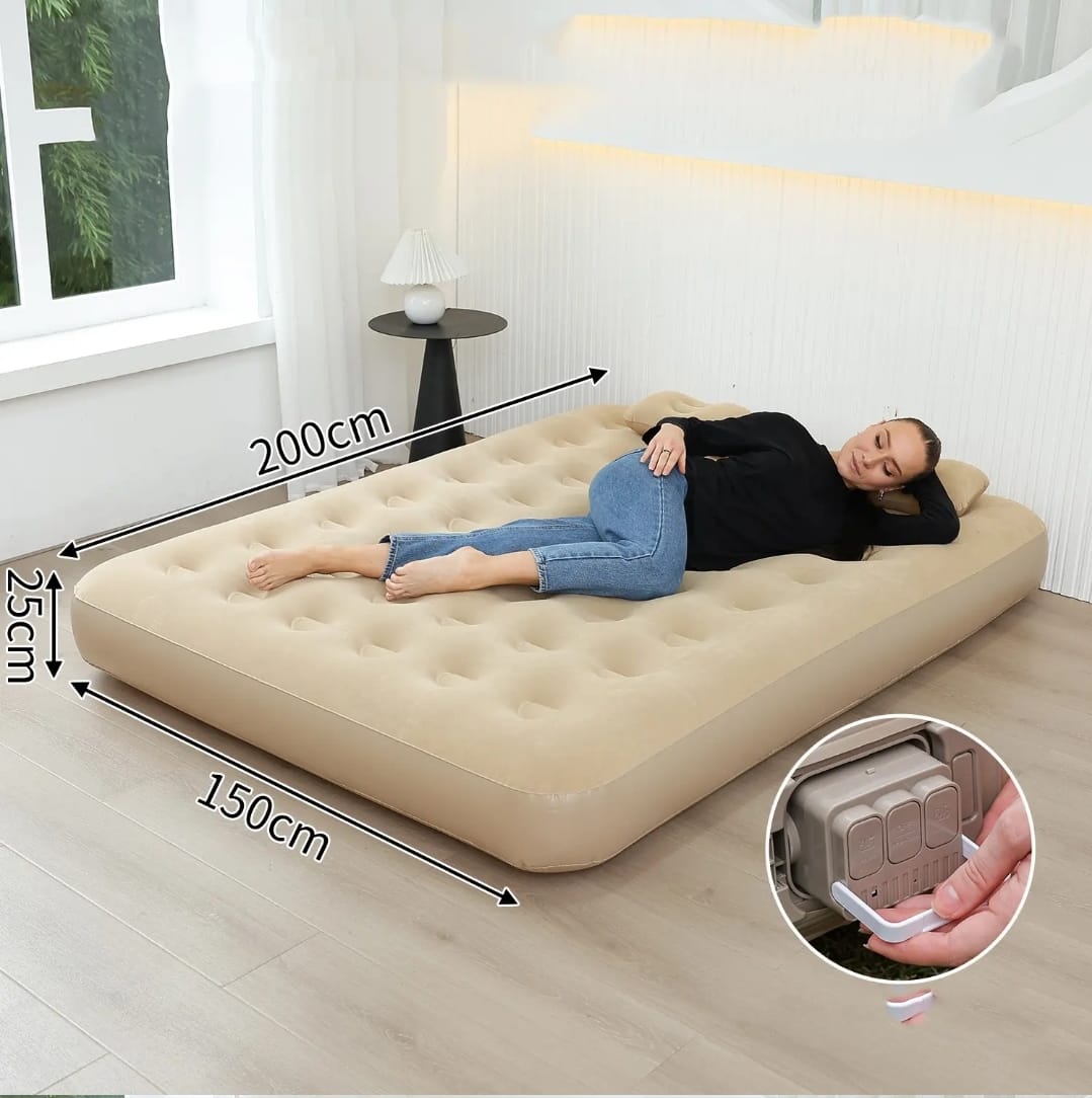 INTEX INFLATABLE MATTRESS Plus Free -ELECTRIC pump and 2 pillows