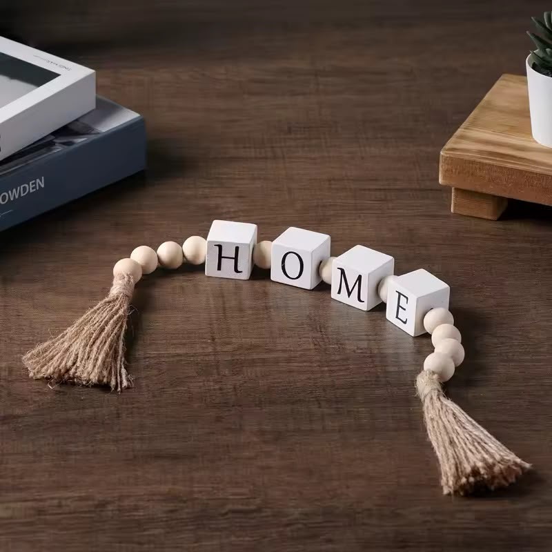Natural-Color Bead + 12cm Tassel    60cm  ( HOME)