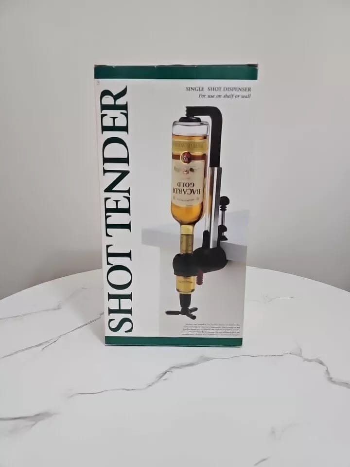 Wall-Mounted Single Tot Shot Bottle Liquor Dispenser