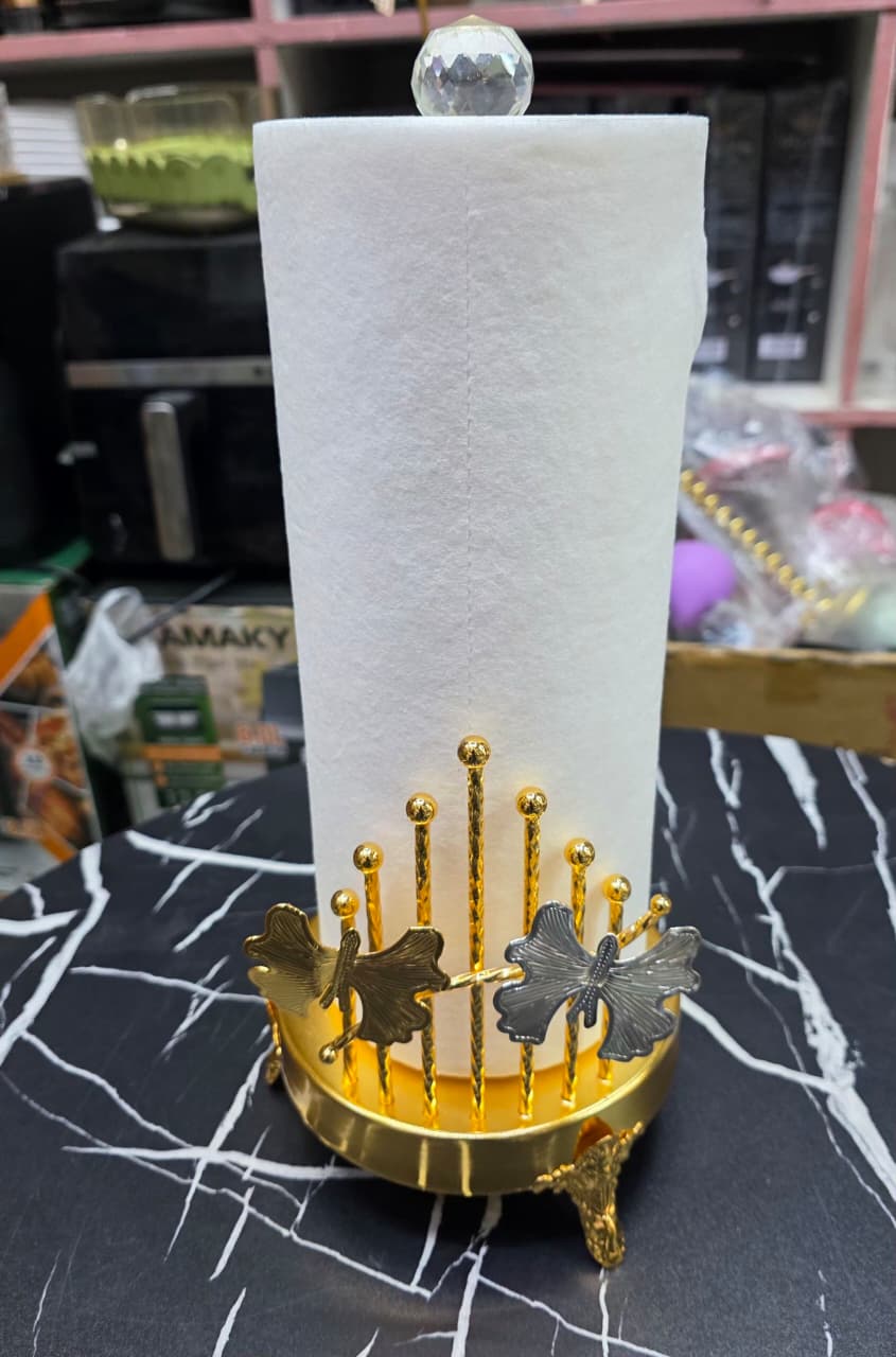 Eleegant Luxury kitchen paper Roll Holder Table top