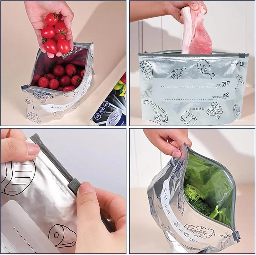 Foil fridge bags