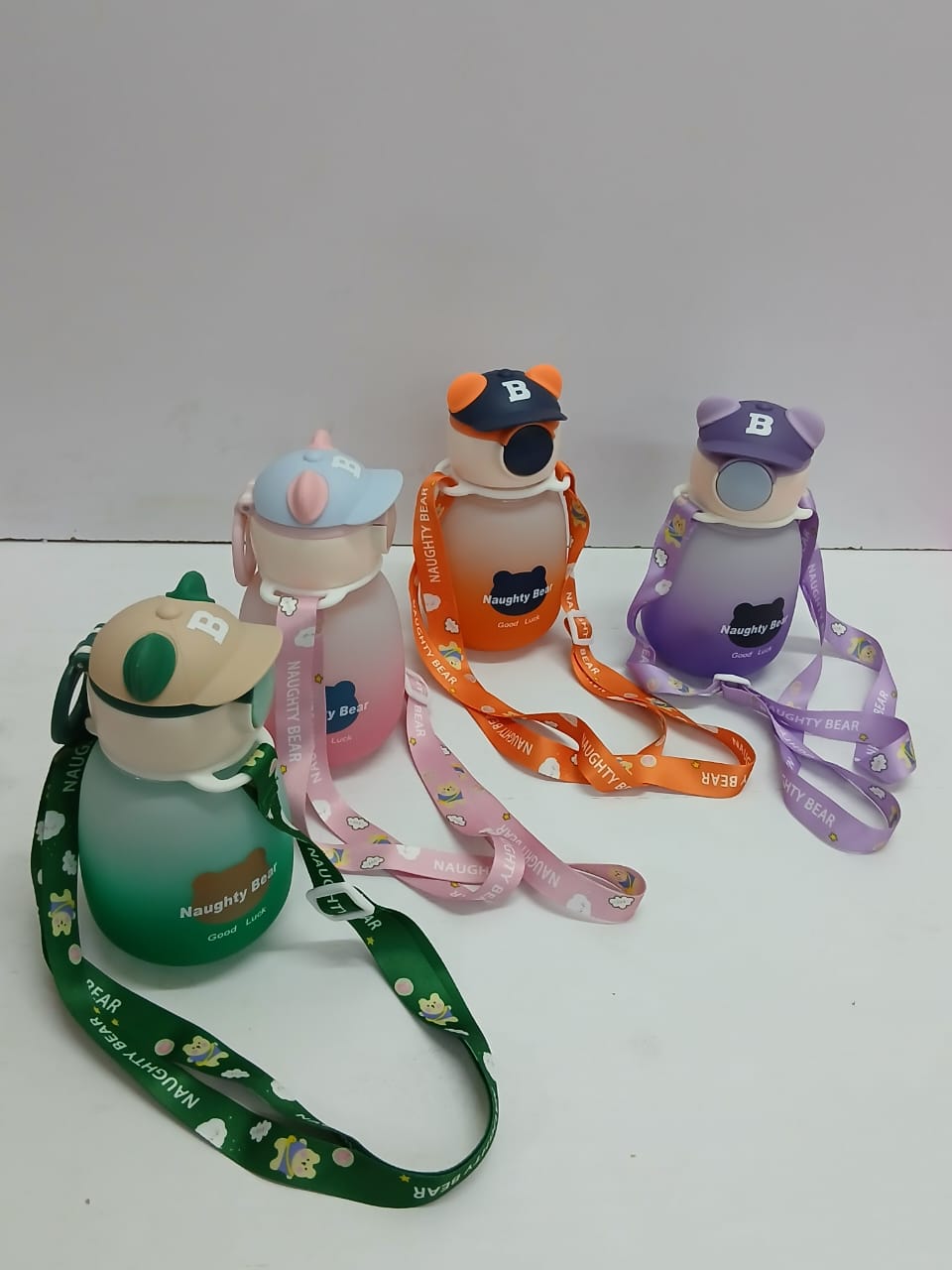 Kids naughty bear water bottle