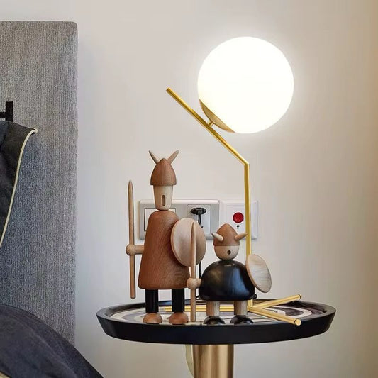 Luxury Creative Ball Glass Table Lamp
