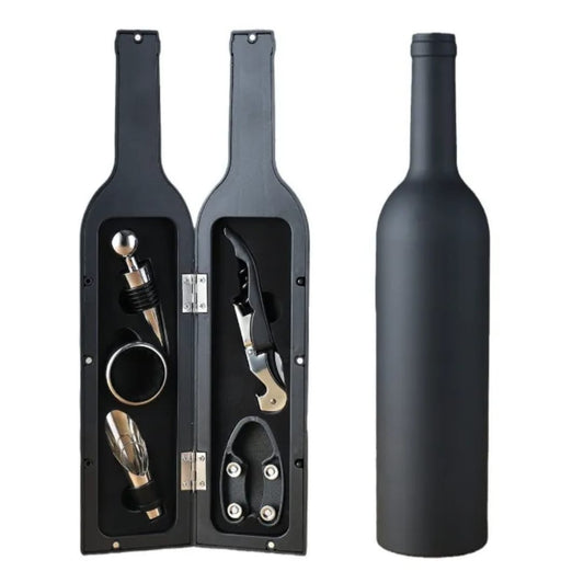 5pcs Wine Gift set Bar Tools Wine Bottle Cockscrew Opener in Pourer Kit