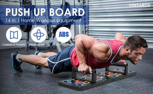 Portable Multifunctional Push-up Board - Fitness and Muscle Training Device Home Workout Set Foldable Push Up Bar