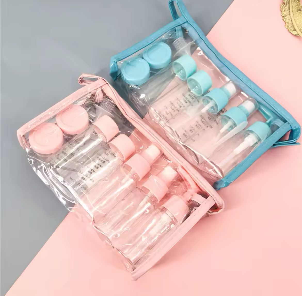 10PCS Refillable Travel Bottles Kit