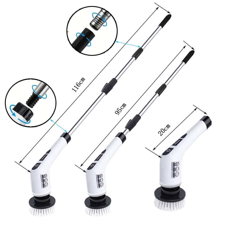 Rechargable 9in1 cleaning brush