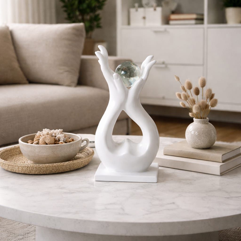 Handmade abstract ceramic sculpture