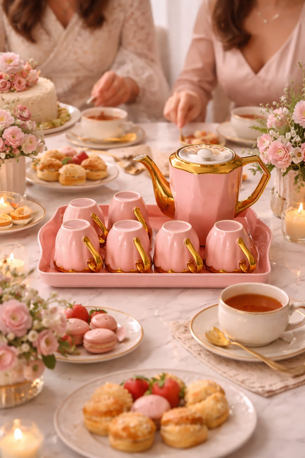 Blush Royale Tea Set