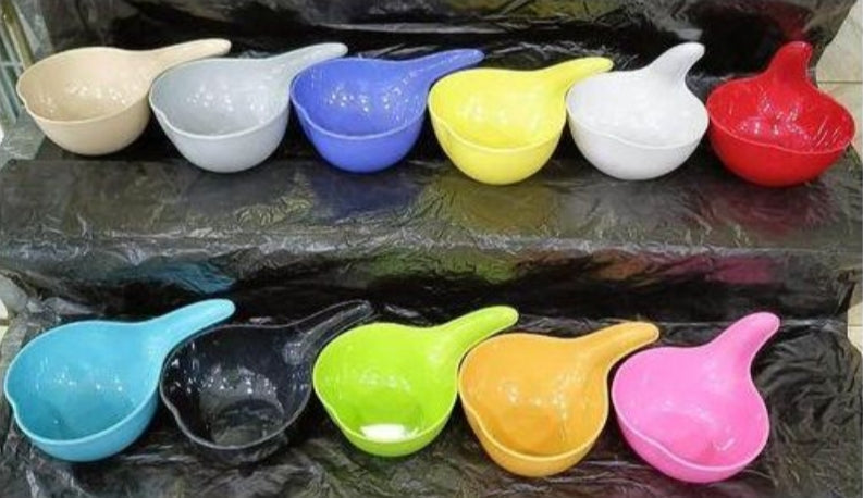 Melamine calabash bowls