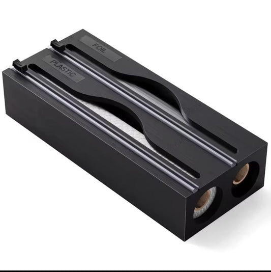 2in1 Bamboo wrap dispenser with cutter