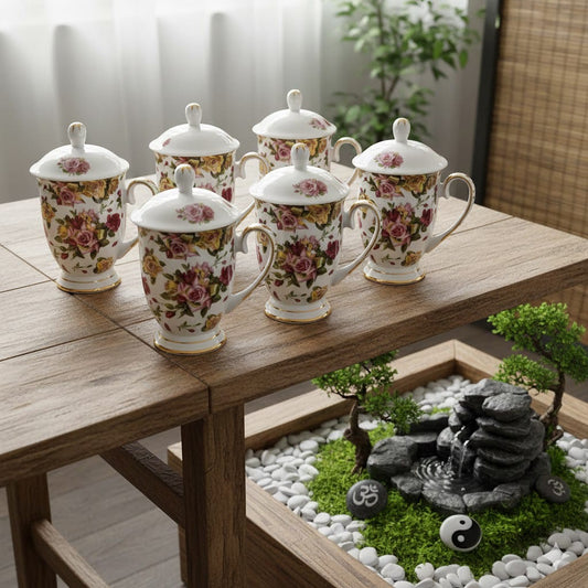Luxury Rose Tea Mug