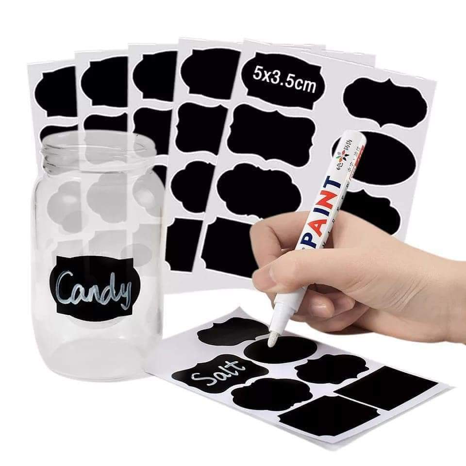 80 pcs label plus + pen
