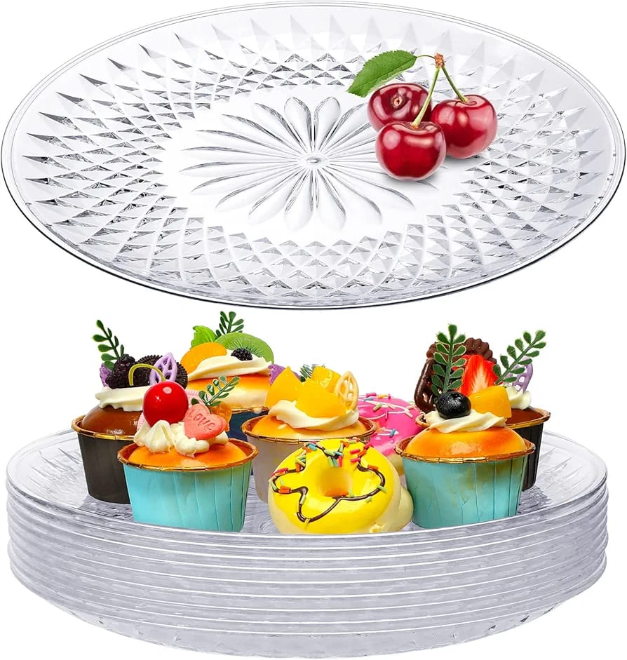 Acrylic Round Clear Tray