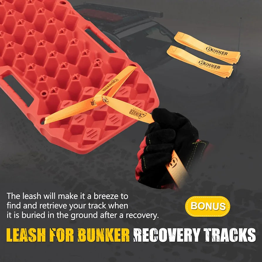 BUNKER INDUST Off-Road Traction Boards, Pair Recovery Tracks Traction Mat