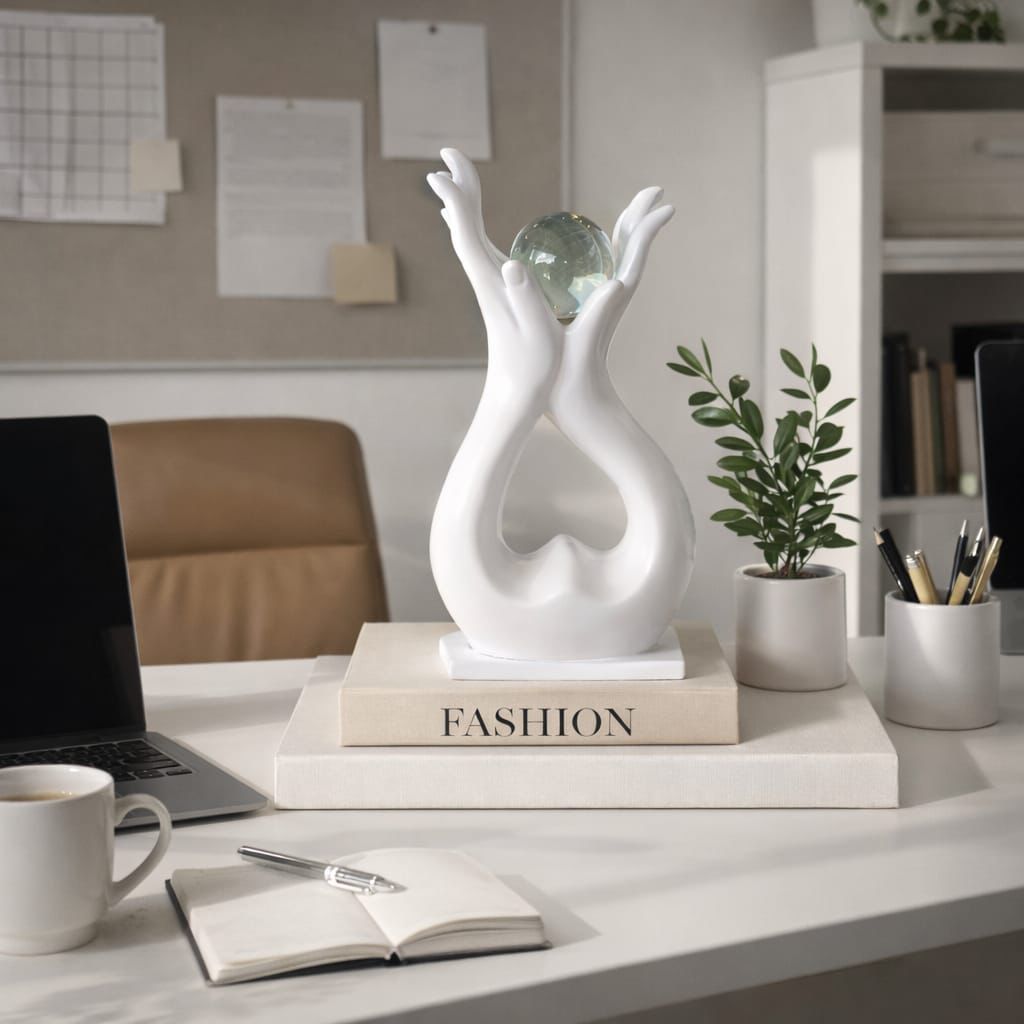 Handmade abstract ceramic sculpture