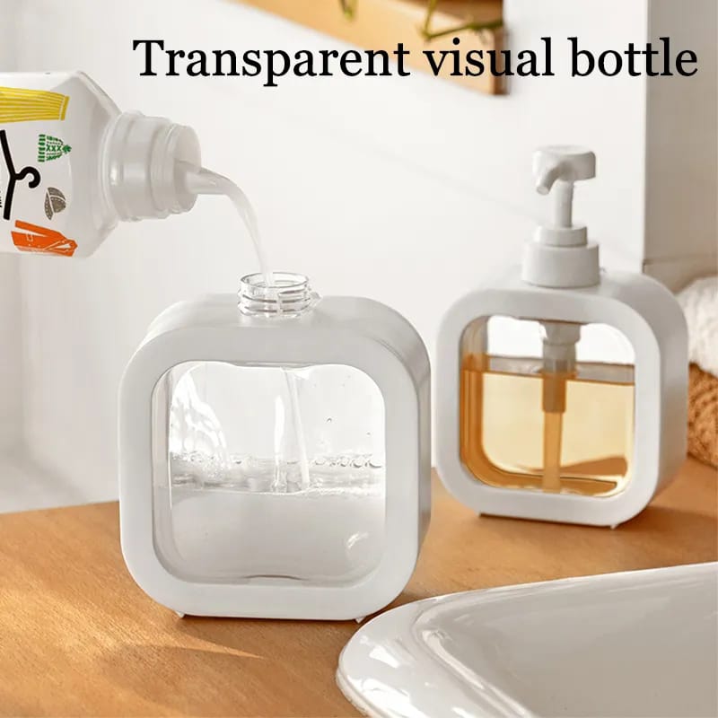 Refillable soap pump