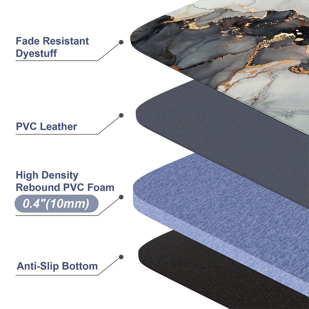 Cushioned Anti-Fatigue Kitchen Rug Mat