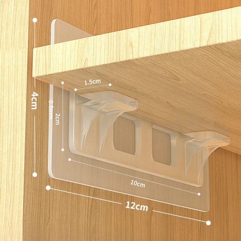 10pc Shelf Support Adhesive stickers