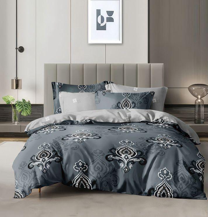 Binded duvet, one bedsheet and two pillowcase size 5*6