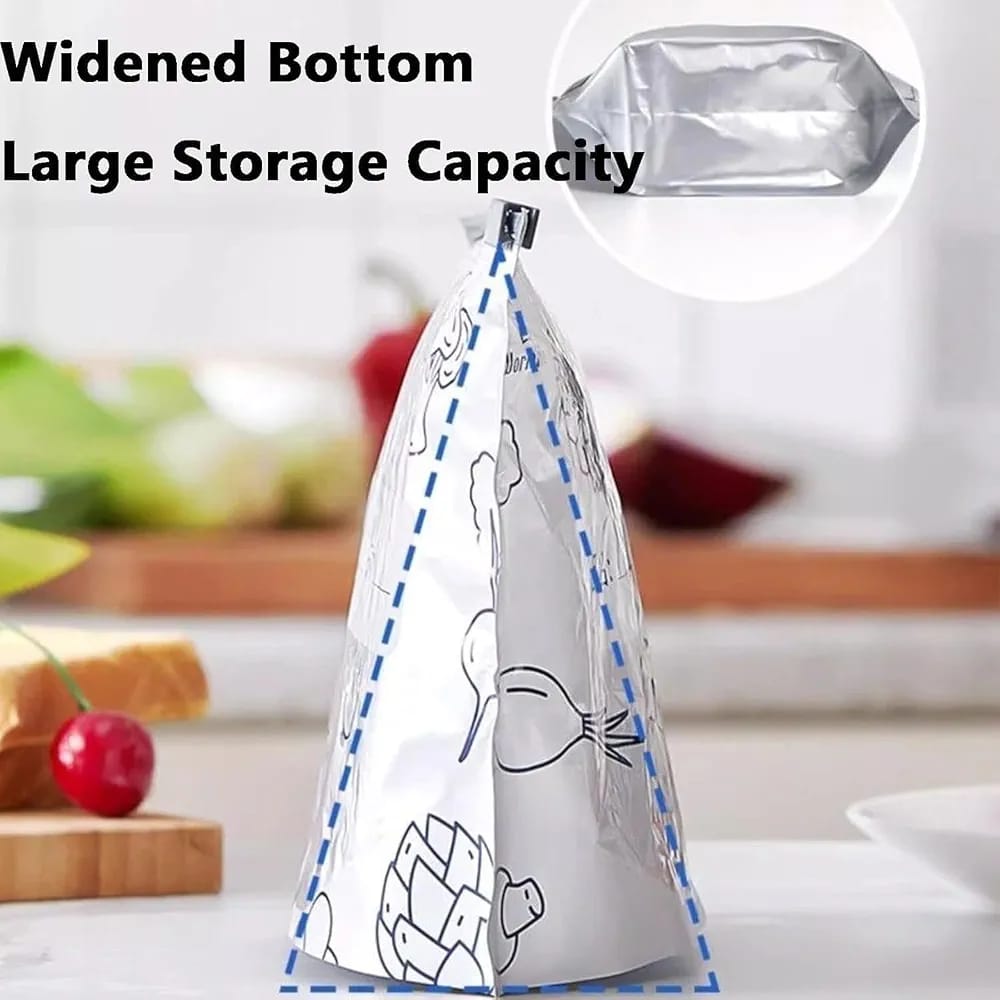 Foil fridge bags