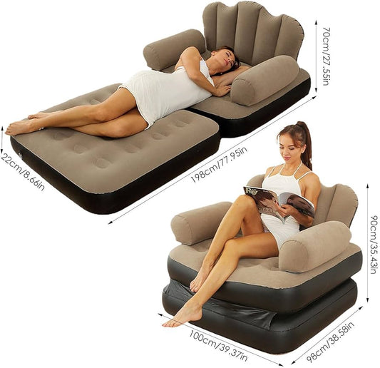 INFLATABLE SOFA or BED 2IN1