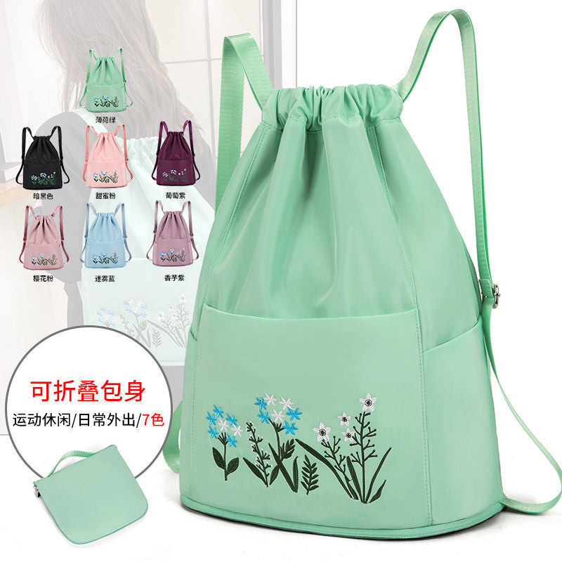 Foldable bag backpack