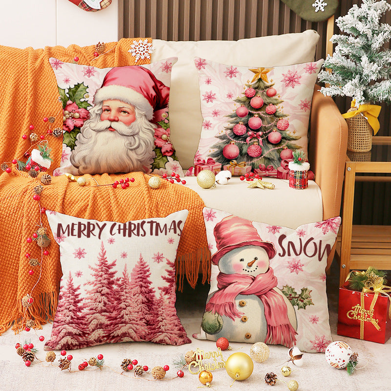 Christmas themed pillow cases