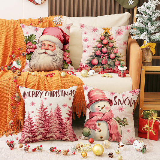 Christmas themed pillow cases