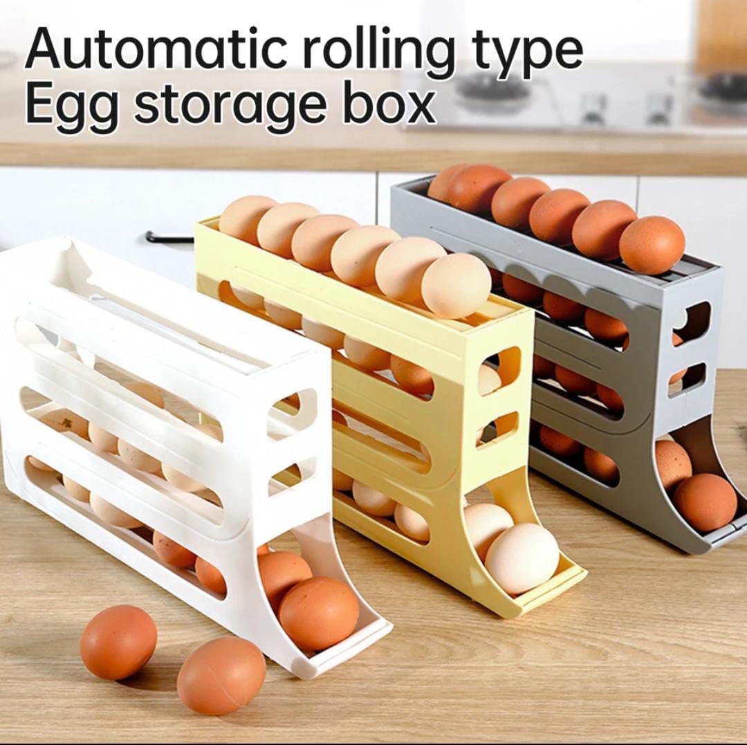 4 layer Rolling egg dispenser / tray